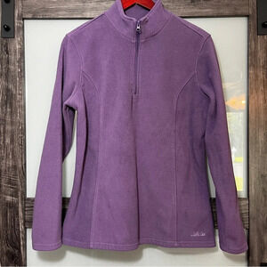Women's Cabela’s Purple 1/4 Zip Fleece Size Large